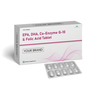 EPA, DHA, Co-Enzyme Q-10 & Folic Acid Tablet