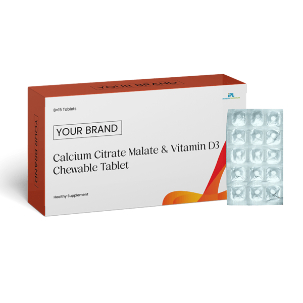 Calcium Citrate Malate & Vitamin D3 Chewable Tablet