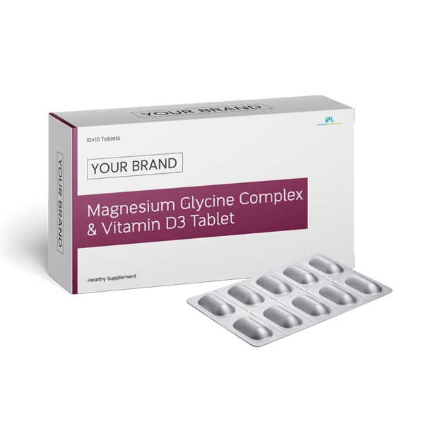 Magnesium Glycine Complex & Vitamin D3 Tablet