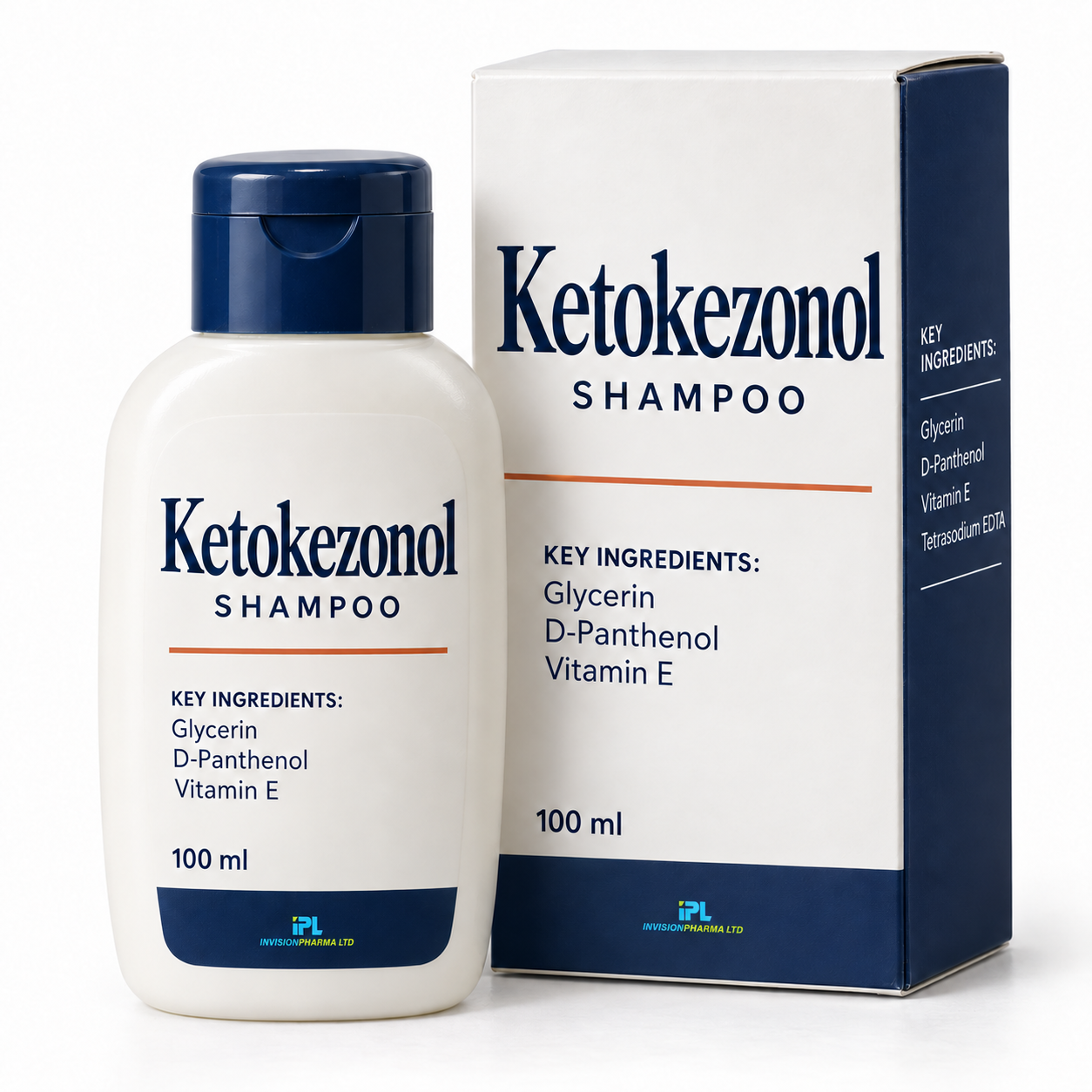 Pharmaceutical bottle and carton with tiny logo-5 KETOKEZONOL SHAMPOO - Image 1