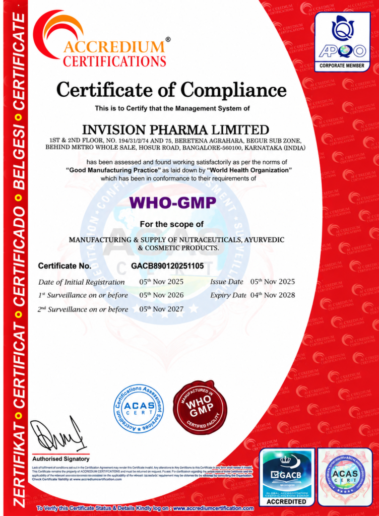 Restored WHO-GMP Compliance Certificate-5
